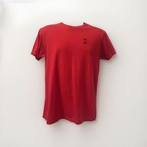 The Lift Box Short Sleeve T Shirt Mens M Red Gym Training Weight Power Lifting